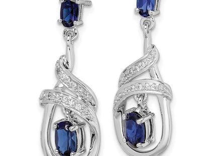 Sterling Silver Earrings Style QE12306 - Classique Jewelry Inc.