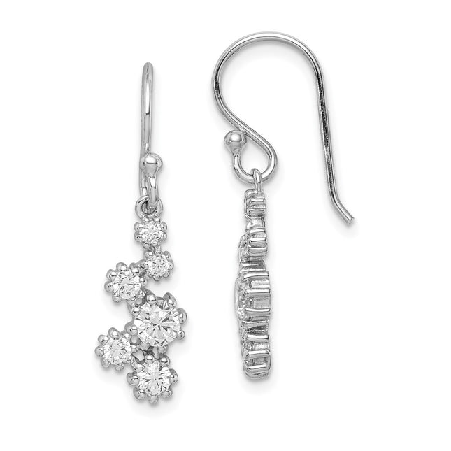 Sterling Silver Earrings Style QE12315 - Classique Jewelry Inc.