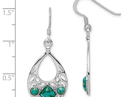 Sterling Silver Earrings Style QE12354 - Classique Jewelry Inc.
