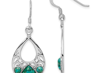 Sterling Silver Earrings Style QE12354 - Classique Jewelry Inc.