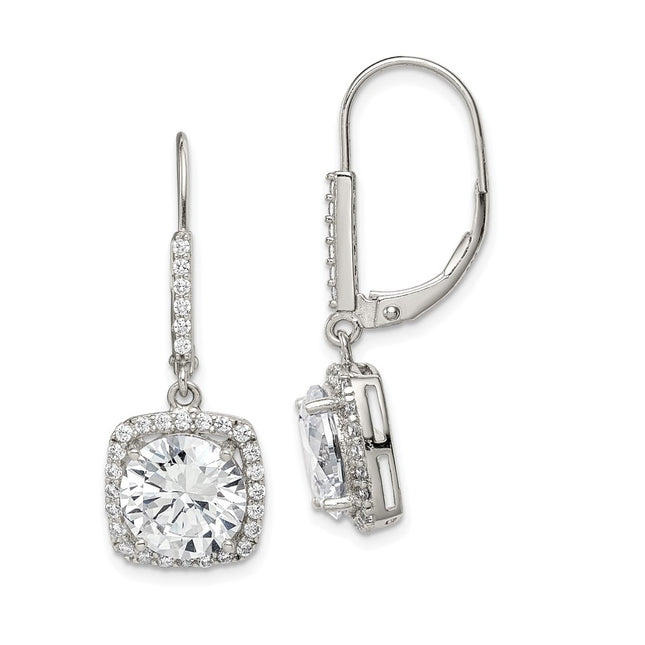 Sterling Silver Earrings Style QE12425 - Classique Jewelry Inc.