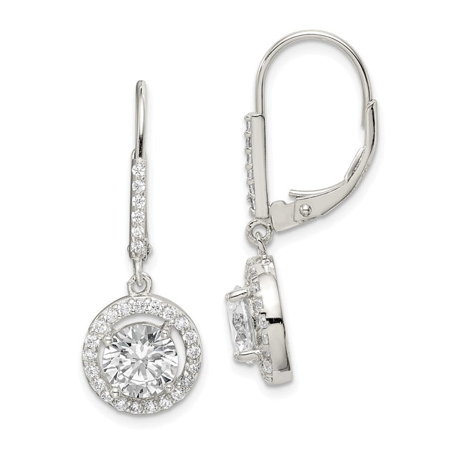 Sterling Silver Earrings Style QE12427 - Classique Jewelry Inc.