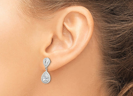 Sterling Silver Earrings Style QE12476 - Classique Jewelry Inc.