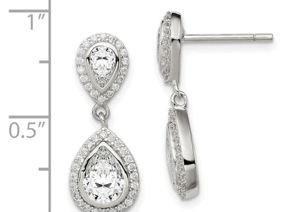 Sterling Silver Earrings Style QE12476 - Classique Jewelry Inc.