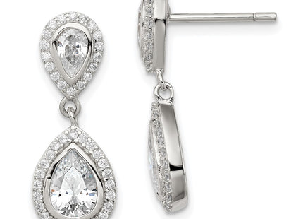 Sterling Silver Earrings Style QE12476 - Classique Jewelry Inc.