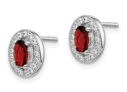 Sterling Silver Earrings Style QE12553 - Classique Jewelry Inc.