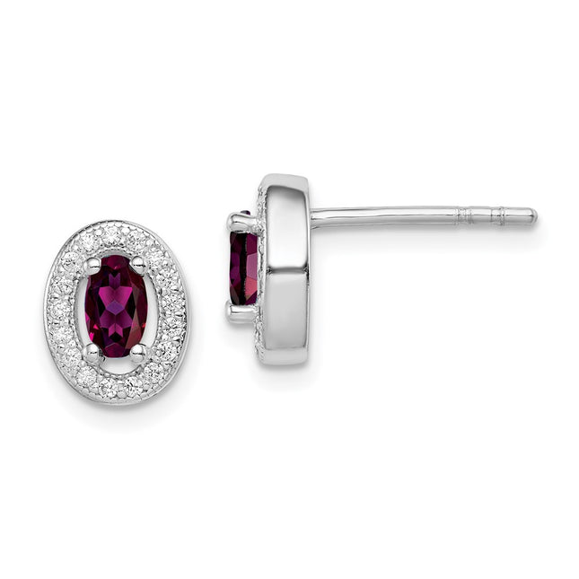 Sterling Silver Earrings Style QE12553 - Classique Jewelry Inc.