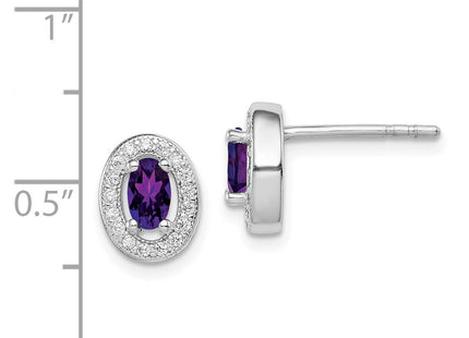 Sterling Silver Earrings Style QE12554 - Classique Jewelry Inc.