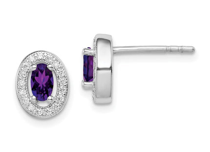 Sterling Silver Earrings Style QE12554 - Classique Jewelry Inc.
