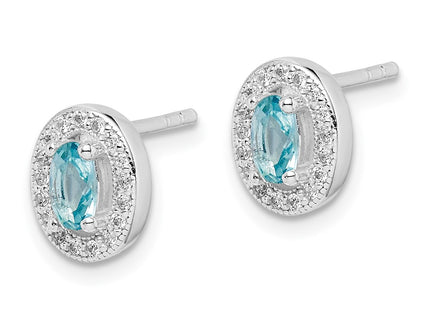 Sterling Silver Earrings Style QE12555 - Classique Jewelry Inc.