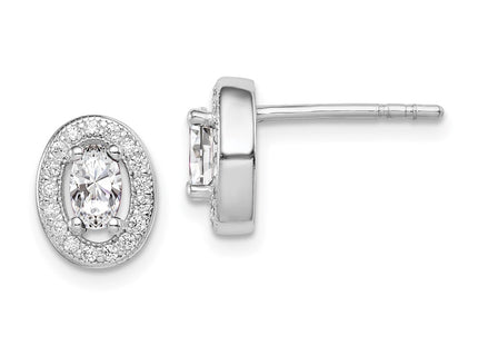 Sterling Silver Earrings Style QE12556 - Classique Jewelry Inc.