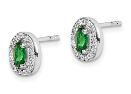 Sterling Silver Earrings Style QE12557 - Classique Jewelry Inc.