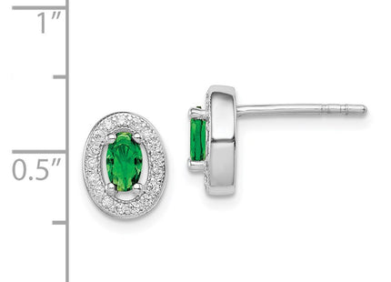 Sterling Silver Earrings Style QE12557 - Classique Jewelry Inc.