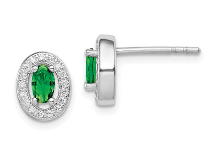 Sterling Silver Earrings Style QE12557 - Classique Jewelry Inc.