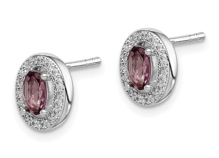 Sterling Silver Earrings Style QE12558 - Classique Jewelry Inc.