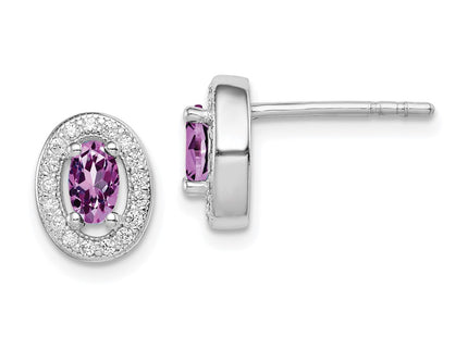 Sterling Silver Earrings Style QE12558 - Classique Jewelry Inc.