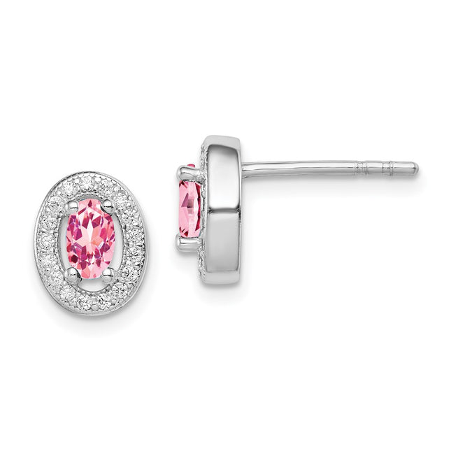 Sterling Silver Earrings Style QE12562 - Classique Jewelry Inc.