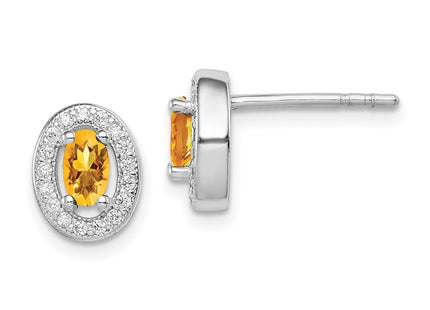 Sterling Silver Earrings Style QE12563 - Classique Jewelry Inc.