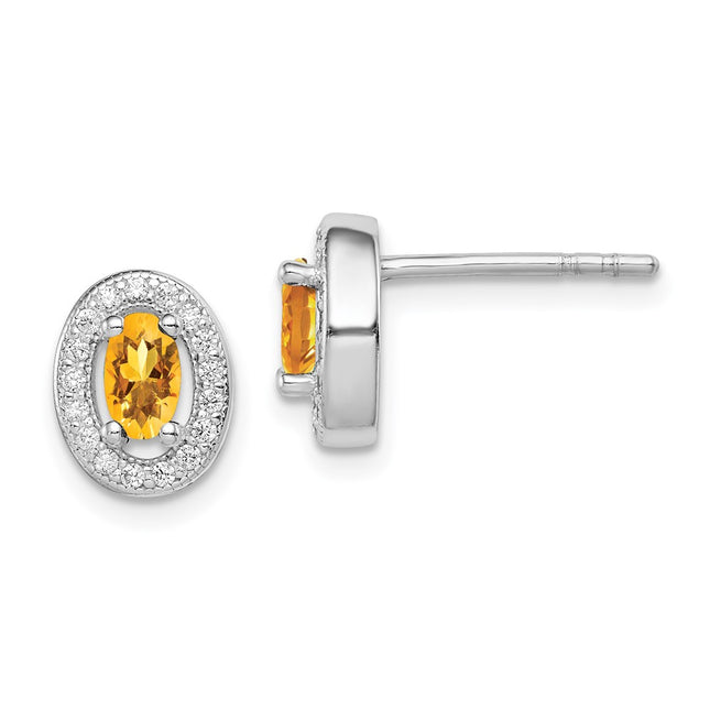 Sterling Silver Earrings Style QE12563 - Classique Jewelry Inc.