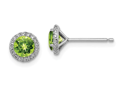 Sterling Silver Earrings Style QE12613PE - Classique Jewelry Inc.