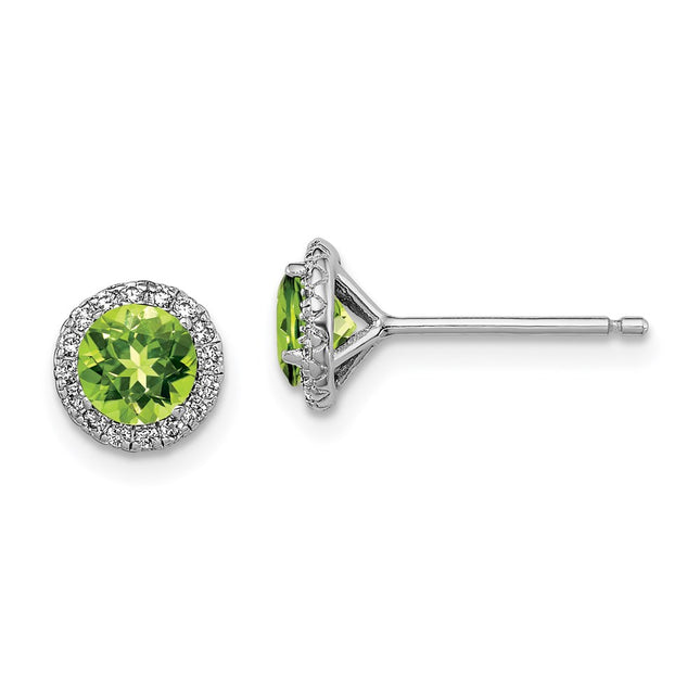Sterling Silver Earrings Style QE12613PE - Classique Jewelry Inc.