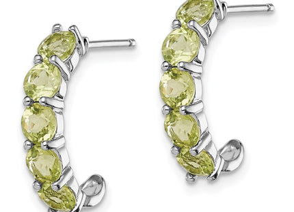 Sterling Silver Earrings Style QE12614PE - Classique Jewelry Inc.