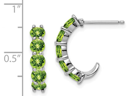 Sterling Silver Earrings Style QE12614PE - Classique Jewelry Inc.