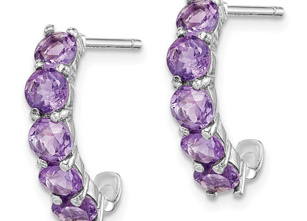 Sterling Silver Earrings Style QE12615AM - Classique Jewelry Inc.
