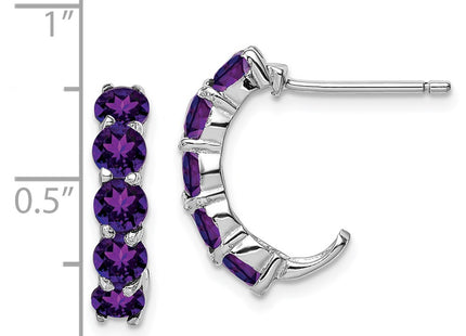 Sterling Silver Earrings Style QE12615AM - Classique Jewelry Inc.