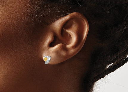 Sterling Silver Earrings Style QE12618CI - Classique Jewelry Inc.