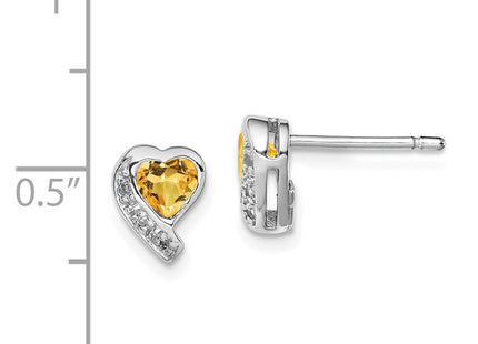 Sterling Silver Earrings Style QE12618CI - Classique Jewelry Inc.