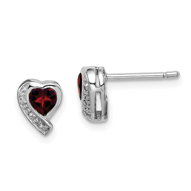 Sterling Silver Earrings Style QE12618GA - Classique Jewelry Inc.