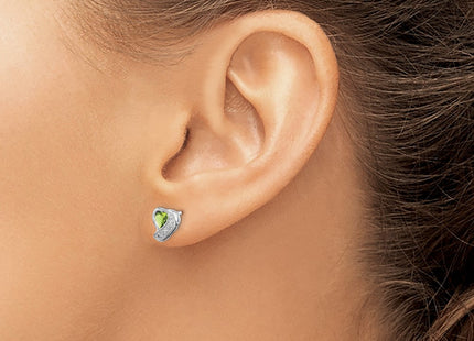 Sterling Silver Earrings Style QE12618PE - Classique Jewelry Inc.