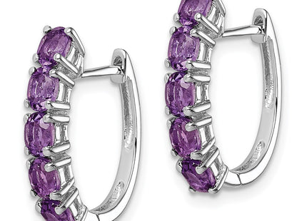 Sterling Silver Earrings Style QE12619AM - Classique Jewelry Inc.