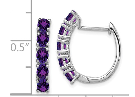 Sterling Silver Earrings Style QE12619AM - Classique Jewelry Inc.