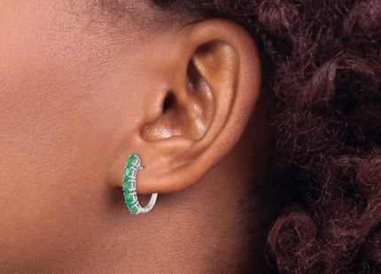 Sterling Silver Earrings Style QE12619E - Classique Jewelry Inc.