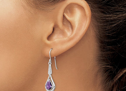 Sterling Silver Earrings Style QE12622AM - Classique Jewelry Inc.