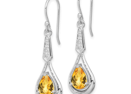 Sterling Silver Earrings Style QE12622CI - Classique Jewelry Inc.