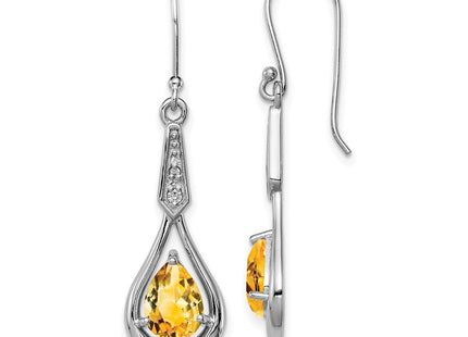Sterling Silver Earrings Style QE12622CI - Classique Jewelry Inc.