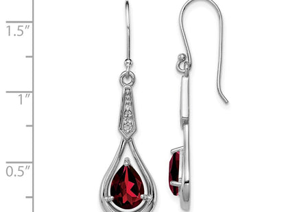 Sterling Silver Earrings Style QE12622GA - Classique Jewelry Inc.