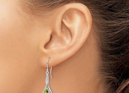 Sterling Silver Earrings Style QE12622PE - Classique Jewelry Inc.