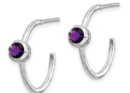 Sterling Silver Earrings Style QE12623AM - Classique Jewelry Inc.