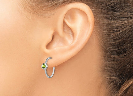 Sterling Silver Earrings Style QE12623PE - Classique Jewelry Inc.