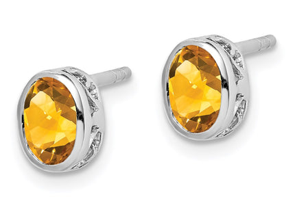 Sterling Silver Earrings Style QE12626CI - Classique Jewelry Inc.