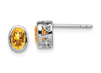 Sterling Silver Earrings Style QE12626CI - Classique Jewelry Inc.