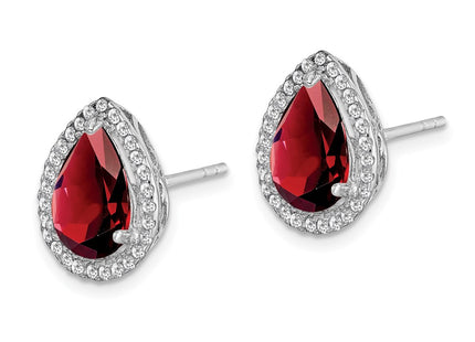Sterling Silver Earrings Style QE12637JAN - Classique Jewelry Inc.