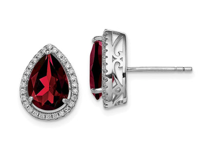 Sterling Silver Earrings Style QE12637JAN - Classique Jewelry Inc.
