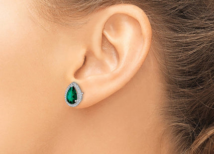 Sterling Silver Earrings Style QE12637MAY - Classique Jewelry Inc.
