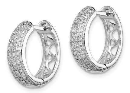 Sterling Silver Earrings Style QE12642 - Classique Jewelry Inc.