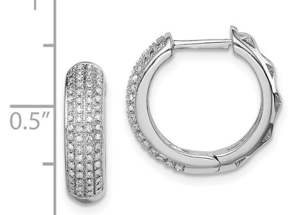 Sterling Silver Earrings Style QE12642 - Classique Jewelry Inc.